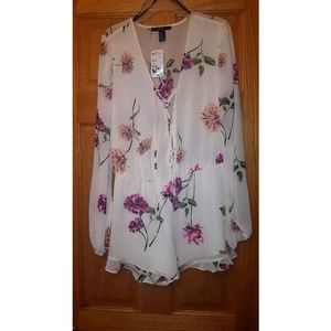 Forever21 long sleeve romper